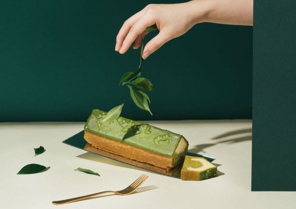 抹茶鹽之花蛋糕